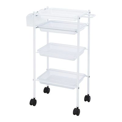 西村製作所 トレーワゴン(Cー305) 510×280×835mm キラキラクリア 66-0014-63 1台（直送品）