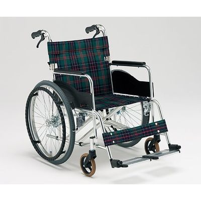 松永製作所 ARー280B アルミ製スタンダード車いす AR-280B48S-2HB 1台 64-2543-18（直送品）