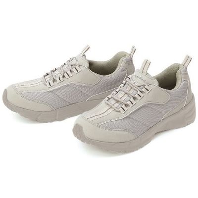 阪神素地 羽マジックシューズ 紳士 グレー 24.5cm ME2950 1足 67-5761-63（直送品）