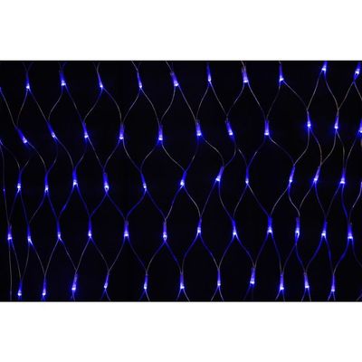 アズワン LEDネットライト128球 縦・横1m ブルー 67-6595-40 1式（直送品）