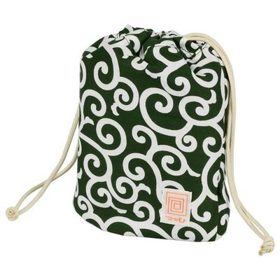 ケンコー・トキナー 「包」巾着ポーチ 唐草模様 67-6436-56 1個（直送品）