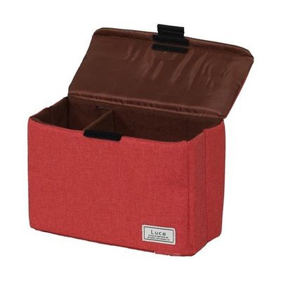 ケンコー・トキナー Luce インナーボックス Mサイズ ブリックレッド AOS-LU1IBM-BRD 1個 67-6439-03（直送品）