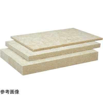 ロックウールボード状断熱材 MGボード(R)120(密度120kg/m3) 605×910×t75mm 4枚入 67-6607-20（直送品）