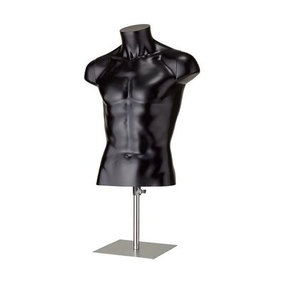 アズワン PP製 卓上紳士トルソー M 黒 67-6609-37 1個（直送品）