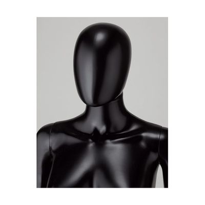 アズワン 婦人頭部パーツ 黒(PP製全身マネキン、トルソー用) 67-6609-47 1個（直送品）