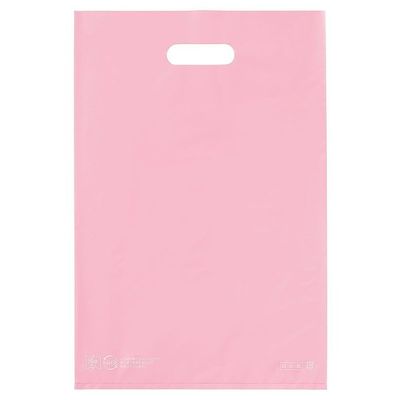 アズワン ポリ袋ハード型 ピンク 50×60cm 厚み表記入 500枚 67-6871-55 1セット(500枚)（直送品）