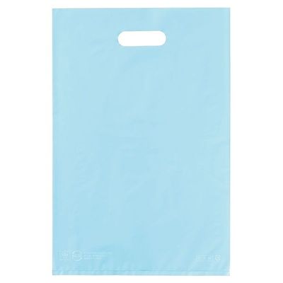 アズワン ポリ袋ハード型 ブルー 25×40cm 厚み表記入 100枚 67-6870-99 1セット(100枚)（直送品）