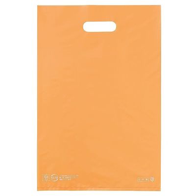 アズワン ポリ袋ハード型 オレンジ 50×60cm 厚み表記入 500枚 67-6871-23 1セット(500枚)（直送品）