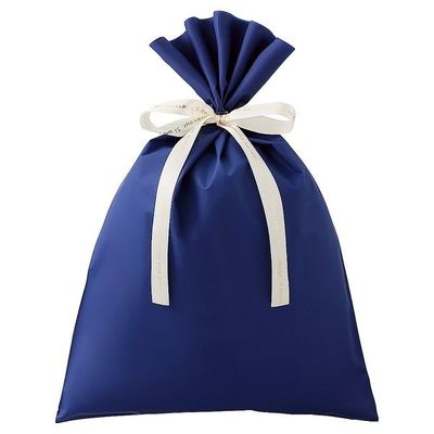 アズワン 無地 梨地ギフトバッグ ネイビー 幅30×高さ43cm 20枚 67-6873-05 1セット(20枚)（直送品）