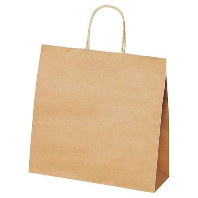 アズワン 手提紙袋 丸ヒモ 再生紙タイプ 幅32×奥行11.5×高さ31cm 50枚 67-6873-12 1セット(50枚)（直送品）