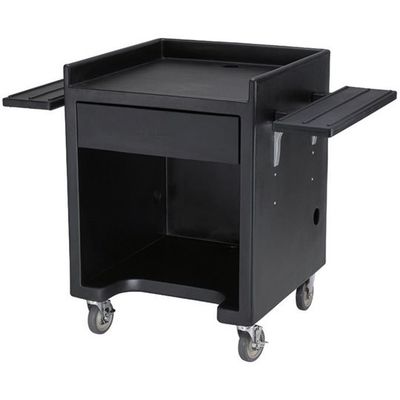 CAMBRO キャンブロ エクイップメントスタンド(トレーレール付) ES28RL(ブラック) 1個 67-6882-99（直送品）