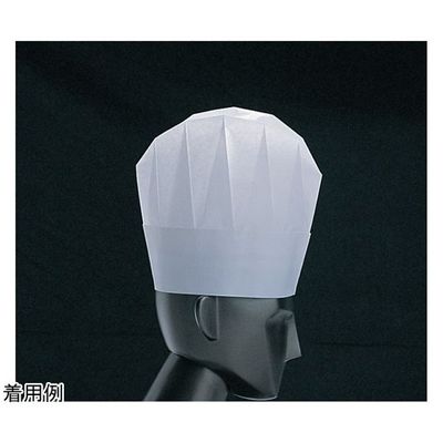 スギコ産業 コンチネンタルシェフハット(50枚入) 67-6899-37 1セット(50枚)（直送品）