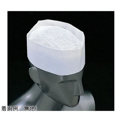 スギコ産業 フォレージュハット「メッシュ」(100枚入)青ライン 67-6899-70 1セット(100枚)（直送品）