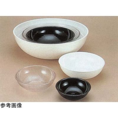CAMBRO キャンブロ 丸型リブタイプサラダボール ブラック 0.56L RSB6CW 1個 67-6918-81（直送品）