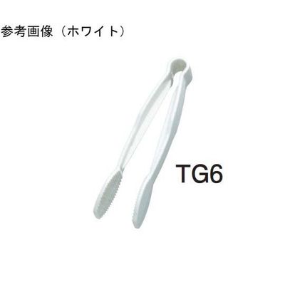 CAMBRO キャンブロ カムウェア フラットグリップトング レッド 152mm TG6 1個 67-6919-33（直送品）