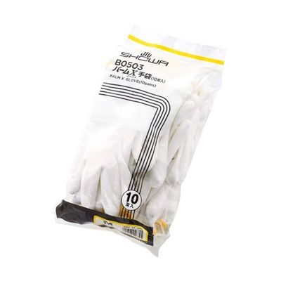 ショーワグローブ パームX手袋 10双×24袋入 M 1CT B0503 10P-M-1CT 1ケース(240双) 67-6934-40（直送品）