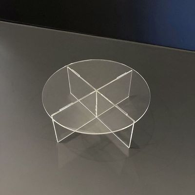 アズワン アクリル組立式丸型ステージ 直径20cm 67-7286-67 1個（直送品）