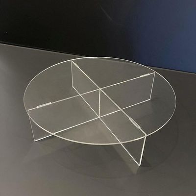 アズワン アクリル組立式丸型ステージ 直径30cm 67-7286-69 1個（直送品）