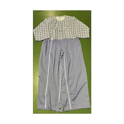 アズワン 介護つなぎ ブルー 3Lサイズ 10枚入 67-6638-67 1箱(10枚)（直送品）