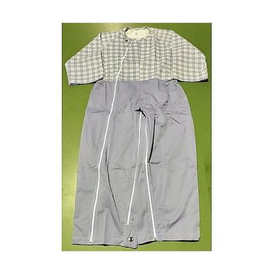 アズワン 介護つなぎ ブルー LLサイズ 10枚入 67-6638-68 1箱(10枚)（直送品）