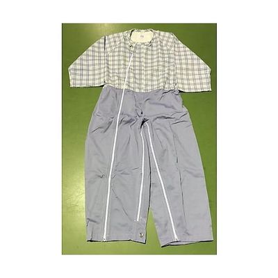 アズワン 介護つなぎ ブルー Mサイズ 10枚入 68-4096-48 1箱(10枚)（直送品）