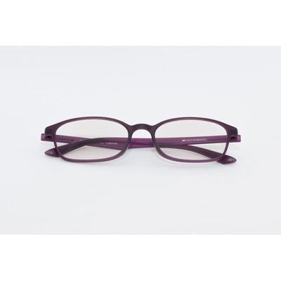 エッシェンバッハ光学ジャパン ブルーライトカットグラス エアーPCII パープル 度なし 65-8639-89 1個（直送品）