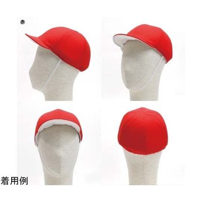 特殊衣料 abonet アクティブ セーフティカラー帽 日よけ無し 赤 S 2226 1個 67-0319-36（直送品）