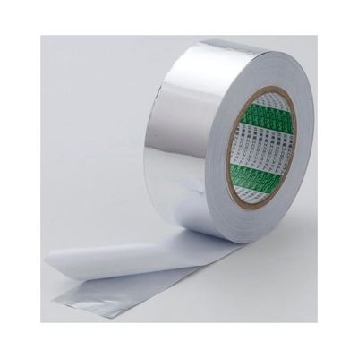 日東電工 アルミテープ 幅50mm長さ50m 剥離ライナー有り 18巻入 NM-405T 1箱(18巻) 65-2765-13（直送品）