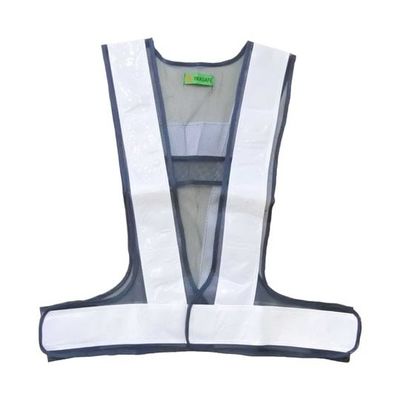 富士手袋工業 ラメ入り ピカセーフ 安全ベスト 紺×白 8180 1枚 65-3354-76（直送品）