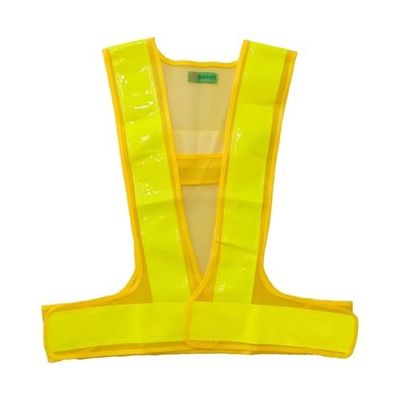 富士手袋工業 ラメ入り ピカセーフ 安全ベスト 黄×黄 8180 1枚 65-3354-77（直送品）