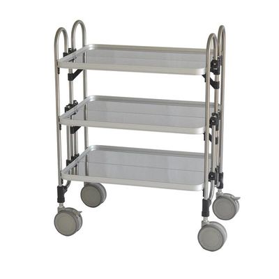 トクヤマ 折りたたみ式ワゴン 床上30cmタイプ HEAM-3C130 1台 67-5204-37（直送品）