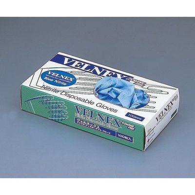 アズワン ヴェルネックスブルーニトリルPフリー L 100枚入 67-5231-58 1箱(100枚)（直送品）