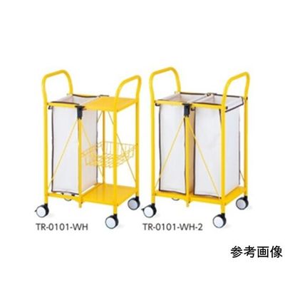 伸和 ランドリーカート・ミニ(折りたたみ式) 本体(ダブルリネンタイプ) 7-3231-02 1個（直送品）