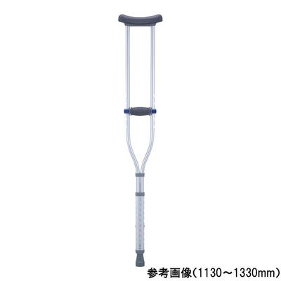 アズワン 松葉杖 かんたん調整ハンドル 950~1150mm 2本入 8-389-01 1組(2本)（直送品）