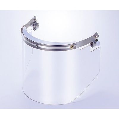 トーアボージン 防災面 ヘルメット用 ハードコート 軽量ポリカーボネイトスーパーワイド QC585PHT-6 1個 61-9640-22（直送品）