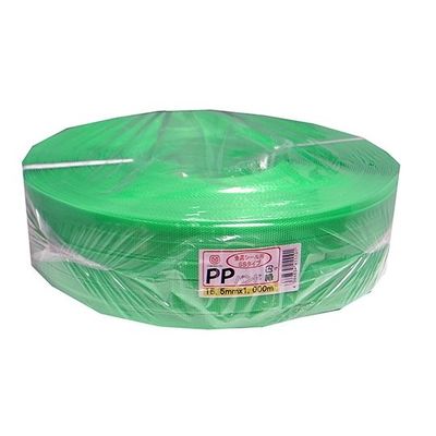松浦工業 荷造り・結束用PPバンド 15.5mm×1000m 緑 5巻入 PPBAND1000-GRN 1箱(5巻) 62-9214-40（直送品）
