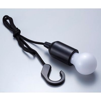 旭電機化成 ひっぱり点灯ライト(白色LED) ALA-4308BK-W 1個 63-4063-73（直送品）