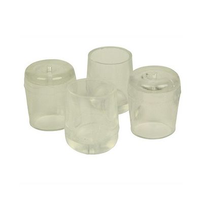 ツチノ クリアー パイプ脚キャップ 31mm 51-137 1パック 64-6524-82（直送品）