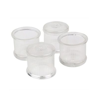 ツチノ クリアー 脚キャップ 丸型 28mm 51-143 1パック 64-6524-86（直送品）