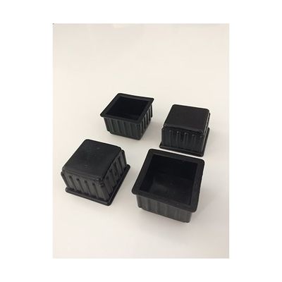 ツチノ 脚キャップ 黒角 36mm 51-054 1パック 64-6524-60（直送品）