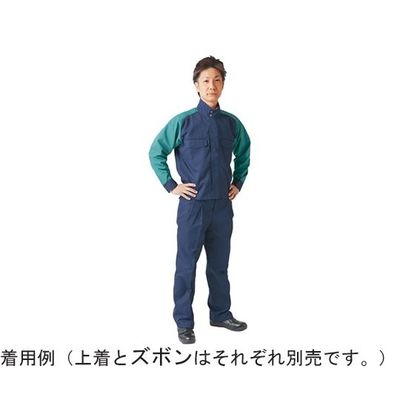 帝健 快適溶接作業服 ウェルディングサバイバル(ズボン) ネイビー ウエスト82cm TWW2(W82) 1枚 65-1693-38（直送品）