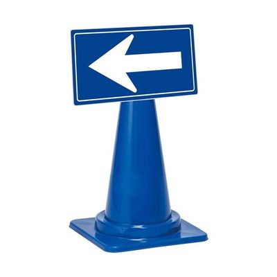 テラモト ミセル誘導パネル(コーン用)1面 420×250mm ホワイト/青 OT5695408 1台 65-3727-41（直送品）