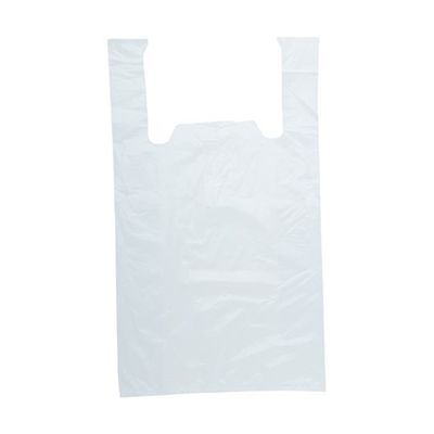 紺屋商事 レジ袋乳白 東60西50号350(500)×600 ケース販売(100枚×10袋入り) 723160 1ケース(1000枚)（直送品）