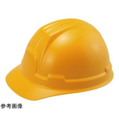 アズワン ヘルメット 前ひさし型(飛・墜・電) 黄 67-7415-55 1個（直送品）