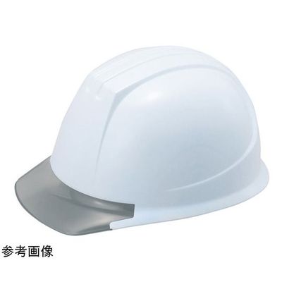 アズワン ヘルメット 前ひさし型(飛・墜・電) グレー 67-7415-57 1個（直送品）