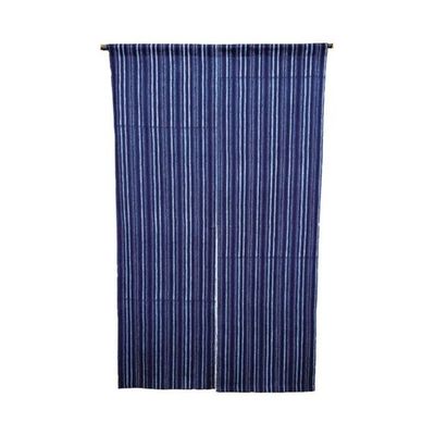 スギコ産業 藍染のれん 京縞 67-8165-77 1枚（直送品）