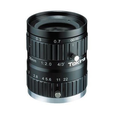 ケンコー・トキナー 4/3インチ対応高解像度CCTVレンズ 35mm KCM-3520U43MP10 1個 67-9206-50（直送品）