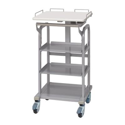 ナカキン 電子カルテカート(テーブル昇降式) DCT-90S-W 1台 63-8463-26（直送品）