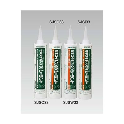 積水フーラー シリコーンシーラント 建築用・一般用 クリアー SJSC33 1本 64-0722-14（直送品）