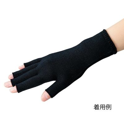 岡本 弾性グローブ 黒 F638-970L-23-90 1枚 65-6671-60（直送品）
